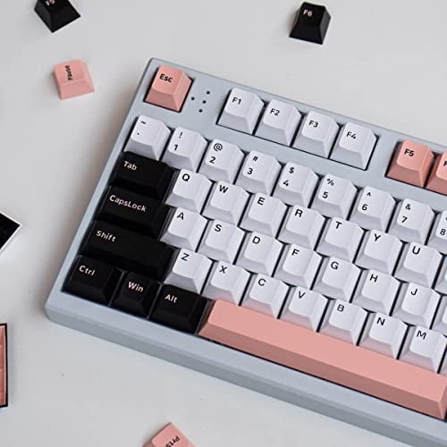 Olivia Keycaps Set 168 Keys PBT Doubleshot Keycaps Cherry Profile Custom Keyboard Keycaps for Cherry MX Mechanical Keyboards