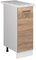 Vicco Apothekerschrank R-Line, Medizinschrank für die Küche, Sonoma/Weiß, 30 cm, AP Marmor