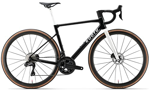 KOOTU Carbon Rennrad, Falcon5.0 700C Ultraleicht Scheibenbremse Rennräder mit Shimano Di2 8170 24 Gänge T1000 Voll Carbon Rahmen & Gabel & Laufradsatz Fahrrad für Unisex
