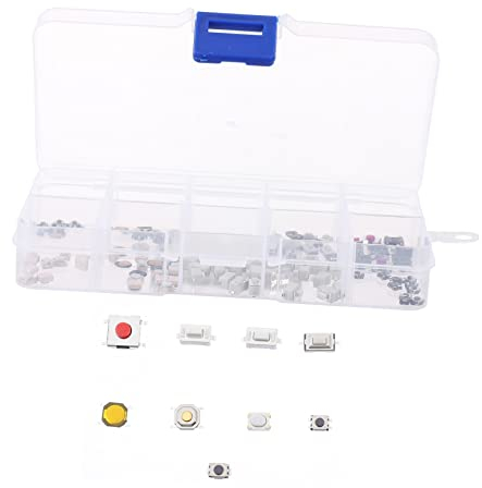 VILLCASE 100st Berühren Sie Den Elektronischen Schalter Momentanschalter-kit Druckknopf An Schaltern Tastschalter Mikrotaktschalter Hausgemachte Vorräte Plastik Leichte Berührung