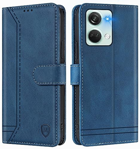 GoodcAcy Handyhülle für OnePlus Nord 3/OnePlus Ace 2V Hülle Handyhülle Leder Klappbar Schutzhülle Tasche Wallet Brieftasche Cover Flip Case für OnePlus Nord 3/OnePlus Ace 2V Klapphülle Blau