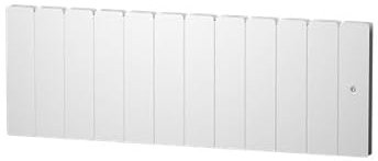 Noirot - Radiateur Électrique Fontéa Plinthe - Inertie Fonte - Chauffage Connectable - Certifié Origine France Garantie, NF - Blanc, 1000 Watt
