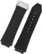 ONECMN Uhrenarmband für HUBLOT BIG BANG, Silikon, 25 x 19 mm, Wasserdicht, Schwarz, Unisex, 25-19 mm