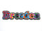 Gummi-Magnet Dresden, bunt, aus PVC, ca. 8,5 x 2 cm
