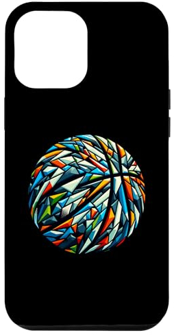 Hülle für iPhone 15 Plus Polygon Art Basketball Spieler Ball Basketballer