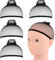 4 Stück Haarnetz Nylon Wig Cap Perücke Kappen,Haarnetz Wig Cap,Haarnetz für Perücken,Atmungsaktive Perückenkappe Set,Dehnbare Perücke Kappen Caps Nylon Haarnetz,Perücken Zubehör,Haarnetz für Perücken
