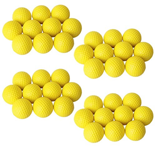 Janasiba 40 STK. Golfball Golf Training Soft Softbaelle Uebungsbaelle
