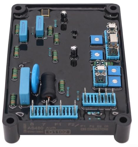 PETSTIBLE El grupo electrógeno del equipo del generador parte AS480 Regulador de voltaje automático AVR conveniente para los generadores proporciona salida de potencia precisa y consistente