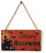 VYIBPDY Holzschild zum Aufhänger Halloween Party Schilder Wand Deko Türschild