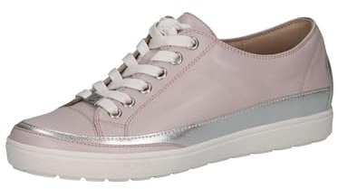 CAPRICE Comfort Damen Sneaker flach aus Leder Mehrweite H