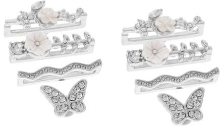 Angoily 8stücke Teiliges Set Watch Band Charms Dekorative Für Einsetzbar Langlebig Und Leicht Einfache Handhabung Für Gestaltung Von Uhrenarmbändern