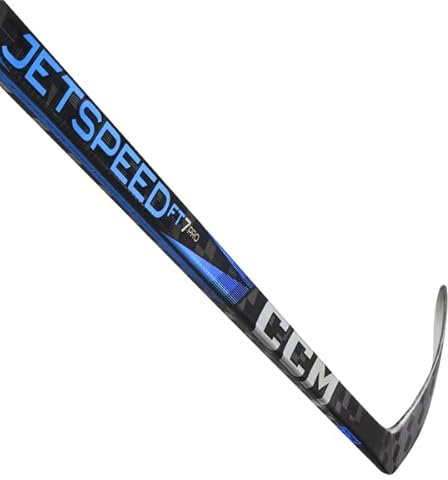 CCM Jetspeed FT7 Pro Composite Grip Stick Junior - 50 Flex 54' BLAU, Spielseite:rechts, Biegung:P28