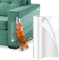 Newthinking Anti-Scratch Cat Door Protector, Self-Adhesive Cat Anti-Scratch Clear Tape Furniture Protector for Sofa Door Carpet, 21cm x 3m