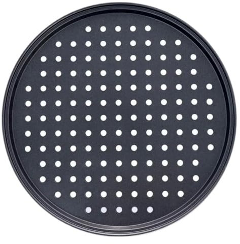 YUCHUANGYE Plato Pizza Molde for Pizza Redondo de 11 Pulgadas, 1 Pieza, Molde for Pizza con Agujeros for Horno, moldes for Pizza, Molde for Pizza, Bandeja for Hornear Pizza Plato Pizza Horno