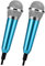 JOINPAYA 2 Pezzi Mini Microfono K Song Microfono Per Karaoke Jack Da 3 5 Mm Microfono Di Registrazione Mobile Per Telefono Cellulare Stile Casuale