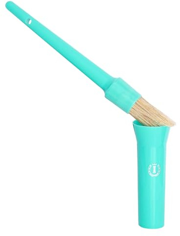 Imperial Riding Hufölpinsel IRH mit Behälter klein, kompakter Hufölpinsel mit integrierter Dose, auslaufsicherer Hufpflegepinsel für saubere Anwendung & gepflegten Look, Jade
