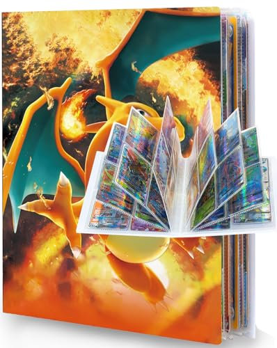 Porta Carte – Album di Carte da Collezione con 30 Pagine, Raccoglitore per Fino a 240 Carte (GGY6)