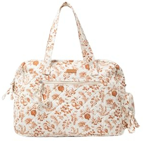 Staya Gesteppte Reisetasche, perfekter Reisebegleiter, gesteppte Wochenendtasche für Damen, Pfirsiche, Medium