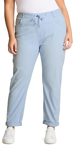 TOM TAILOR Damen Plussize Tapered Relaxed Hose mit Kordelzug