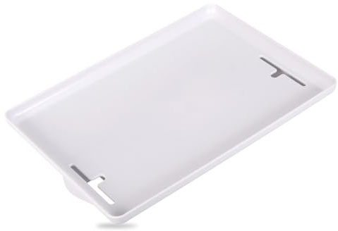 Bedside Shelf, Space Saving Clip On Nightstand with Cable Holes Floating Bed Side Table Tray Organizer White Bedside Storage Shelf for Bunk Beds