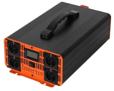 POWERinvert Convertisseur Batterie Portable 10000W 7000W DC 12V 24V 48V 60V vers AC 220V Convertisseur Solaire pour Voiture Transformateur À Onde Sinusoïdale(48V,7000W)