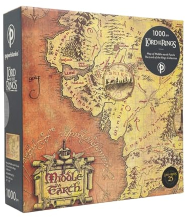 Map of Middle-earth Puzzle: The Lord of the Rings Collection (1000-piece jigsaw)