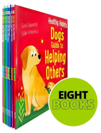 Healthy Habits Series 8 books Collection Set (Dog’s Guide to Helping Others, Sloth Guide to Keeping Calm, Kangaroo Guide to Keeping Fit, Lemur Guide to Healthy Eating, Koalas Guide to Sleep & 2 More)