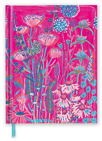 Premium Skizzenbuch: Lucy Innes Williams, Pinkfarbenes Gartenhaus: Unser hochwertiges Blankbook mit festem, künstlerisch geprägtem Einband im Format 28 cm x 21,6 cm