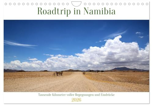 Roadtrip in Namibia (Wandkalender 2026 DIN A4 quer), CALVENDO Monatskalender: Begegnungen und Eindrücke in Namibia (CALVENDO Tiere)