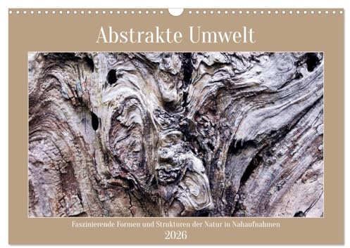 Abstrakte Umwelt (Wandkalender 2026 DIN A3 quer), CALVENDO Monatskalender: Faszinierende Formen und Strukturen der Natur in Nahaufnahmen (CALVENDO Natur)