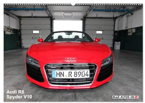 Vollblut-Sportler (Wandkalender 2026 DIN A2 quer), CALVENDO Monatskalender: Audi R8 Spyder V10 5.2 FSI (CALVENDO Mobilitaet)