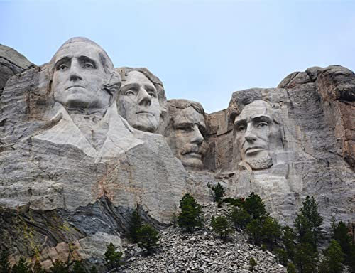 hansepuzzle 12548 - Mount Rushmore Puzzle 1000 Teile - Orte-Puzzle mit hochwertiger Aufbewahrung: Kartonbox und wiederverschließbarem Beutel - Format 60 × 46 cm