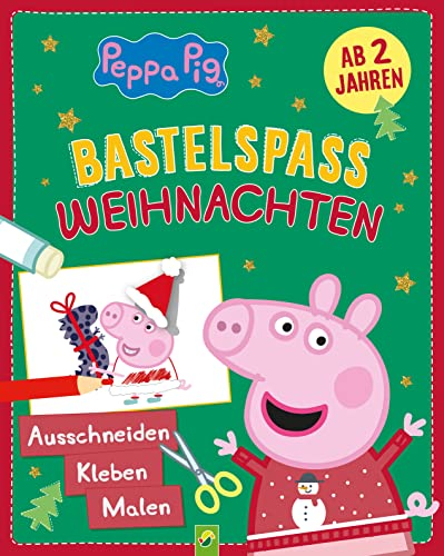 Peppa Pig Bastelspaß Weihnachten: Ausschneiden, Kleben, Malen: Basteln für die Allerkleinsten ab 2 Jahren