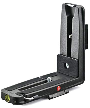 Manfrotto MS050M4-Q2, L Shape Bracket for Camera, Magnesium Structure, for Professional Photography, Compatible with most Compact System Cameras, DSLR, Mirrorless