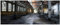 Wallario Wandbild aus Acryl, 50 x 125 cm, freischwebende Optik - Alte Industriehalle leerstehend und einsam