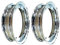 2 CERCHIONI CROMATI RMS 3.50 - 10 PER PIAGGIO VESPA PX 125 / 150 / 200