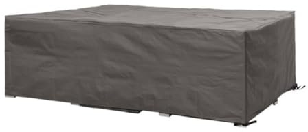 Perel Rechteckige Schutzhülle für Gartenset 320 x 275 x 80 cm, wasserdicht und UV-beständig, robuste Abdeckung gegen Regen und Schmutz für große Lounge- und Dining-Sets