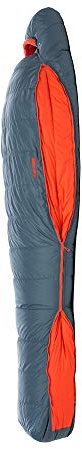 BIG AGNES Torchlight Schlafsack, Orange/Schiefer, Lang