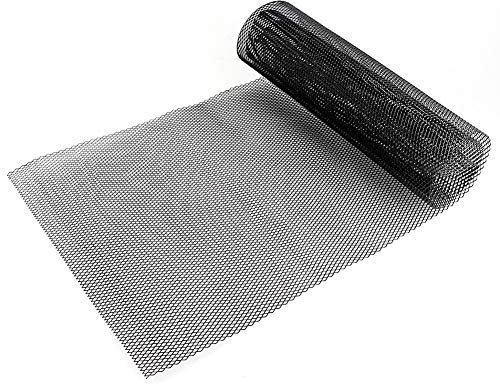 Honeycomb Hex Mesh,3x6mm Aluminum Alloy Car Grille Mesh Sheet Grid Body Bumper Rhombic Grill Universal