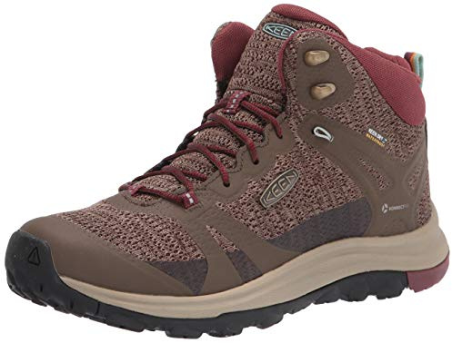 KEEN Damen Terradora 2 Mid Waterproof Wanderstiefel, Canteen/Andorra, 38 EU