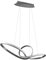 Reality Leuchten LED Pendelleuchte Sansa R32751107, Metall Nickel matt, inklusiv 28 Watt LED, Switch Dimmer