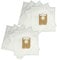 vhbw 10x Sacs compatible avec Hoover FV70_FV05011, FV70_FV10011, FV70_FV06011, H58 aspirateur - microfibre non tissée, 27,6cm x 26,6cm blanc