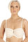 Camille Womens Multiway Strapless Bra - Non Padded & Underwired with Removable Matching & Clear Straps - Cross Back, Strapless, Halter or One Strap Beige 42D