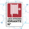 Nitek Cartello Lancia antincendio idrante in PVC 30cm x 20cm Cartello Autoadesivo| Sign, Schild | Segnaletica antinfortunistica Impermeabili Lavabili, Scuola, Ufficio, Cinema