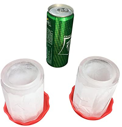 Ice Shot Glass Mould, Silicone Beer Mug, Tray, Easy to Release and Clean, Reusable Drinking Accessories, Trays for Freezer, Maker