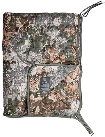 Mil-Tec Ripstop-Poncho-Auskleidung, leicht, tragbar, langlebig, Polyester, vielseitiger Poncho-Einsatz, kann als Schmusetuch, Decke, Bodenmatte, Schlafsack verwendet Werden, Tragetasche im