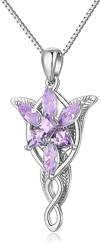 jiamiaoi Kette mit Anhänger Damen Kette Stahl Zirkonia Halskette mit Anhänger Damen Stahl Kette Zirkonia Kette