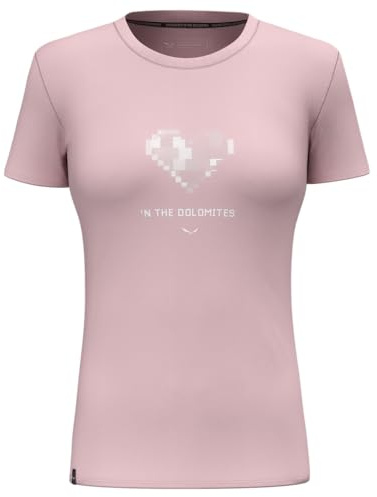 Salewa Damen Pure Heart Dry W T-Shirt, Zephyr, S EU