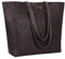 ANTONIO VALERIA Alexis Schultertasche aus Leder mit Tragegriff für Damen, Verwaschenes Braun, Medium, Umhängetasche