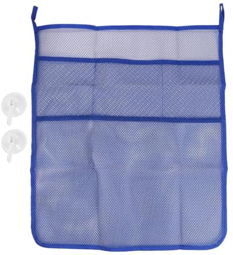 PBAHAUP organizador de juguetes de baño de 1 pieza para juguetes de baño de bebé, soporte para juguetes de bañera, Organizador de juguetes de baño, para guardar juguetes de baño, azul